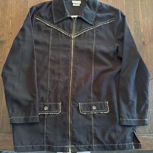 BonWorth Black Jacket with Gold Trim